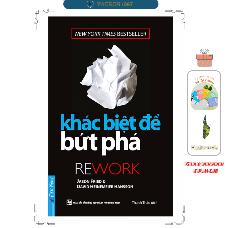Sách Khác Biệt Để Bứt Phá (Rework) | Shopee Việt Nam