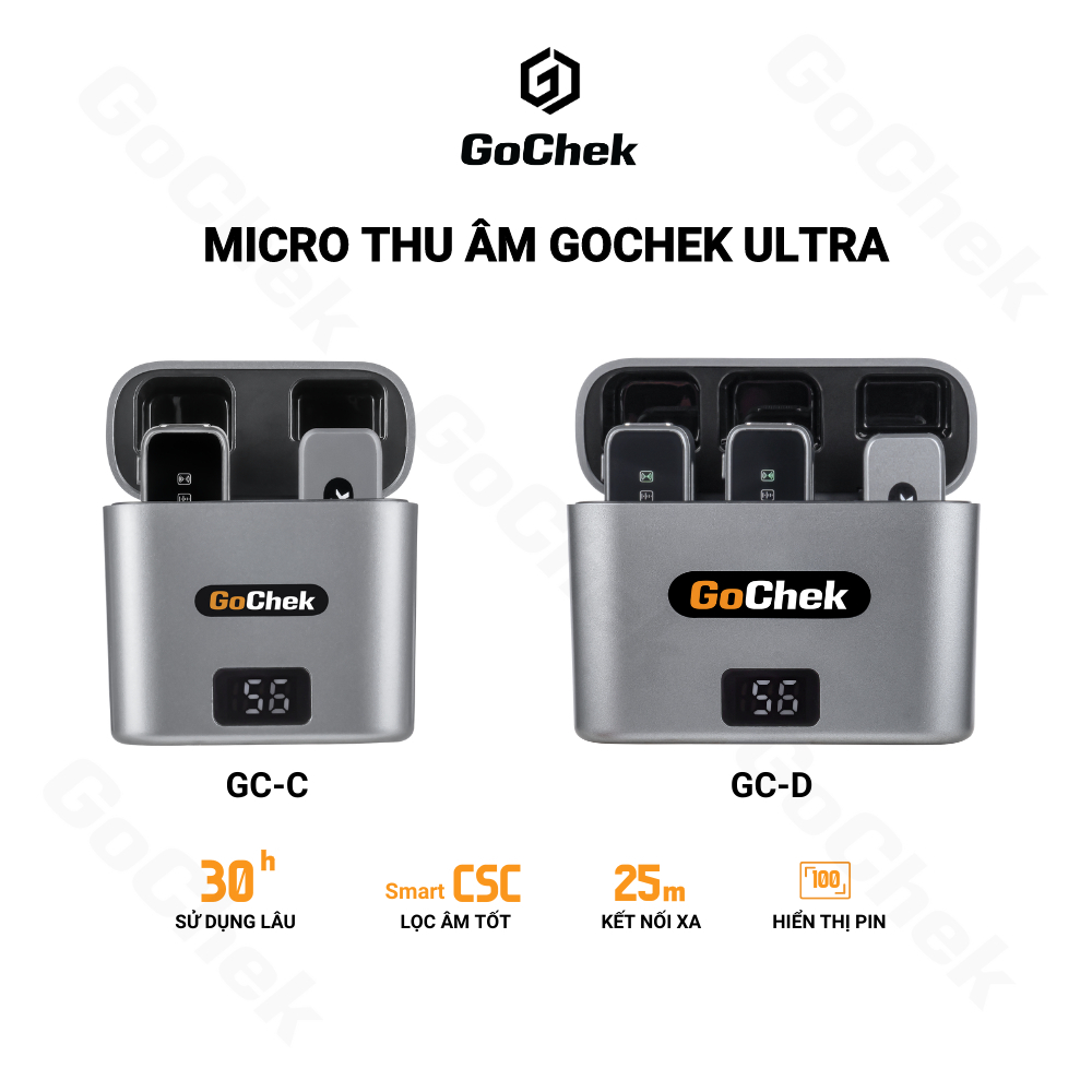 Micro thu âm không dây GOCHEK Ultra cao cấp chuyên Livestream, Quay ...
