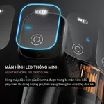 Máy hút bụi không dây Deerma VC80 lực hút mạnh, Máy hút bụi cầm tay có đầu hút nệm, màn hình LED, pin tháo rời — ảnh 4