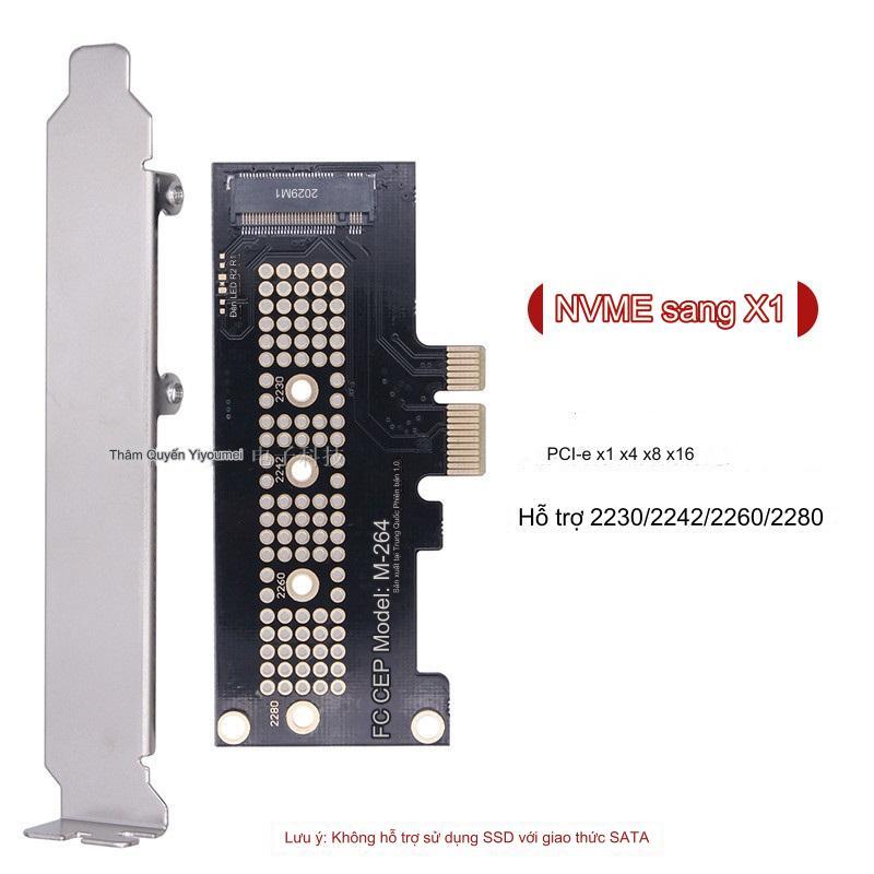 HOT Pcie X1 X4 X8 X16 Card Chuyển SSD M2 NVMe Sang PCIe