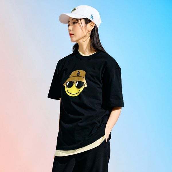 [VẢI 250 GSM] Áo Thun NYC Mặt Cười LA NY Form Unisex Unim Store Vải Cotton 100% Cao Cấp Nhiều Màu - ATMC99