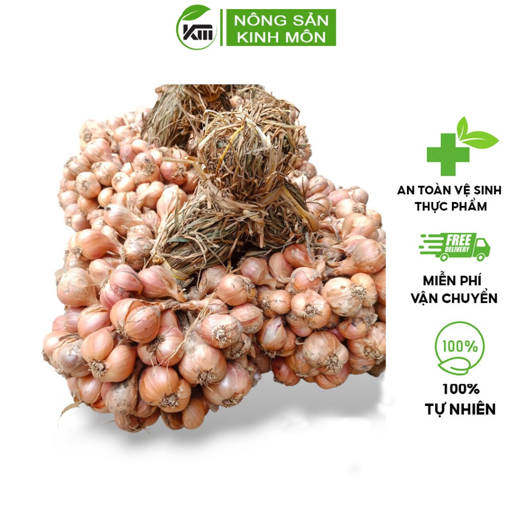 Hành Khô Kinh Môn Hải Dương 1kg Hàng Loại 1 Không Chất Bảo Quản HK1