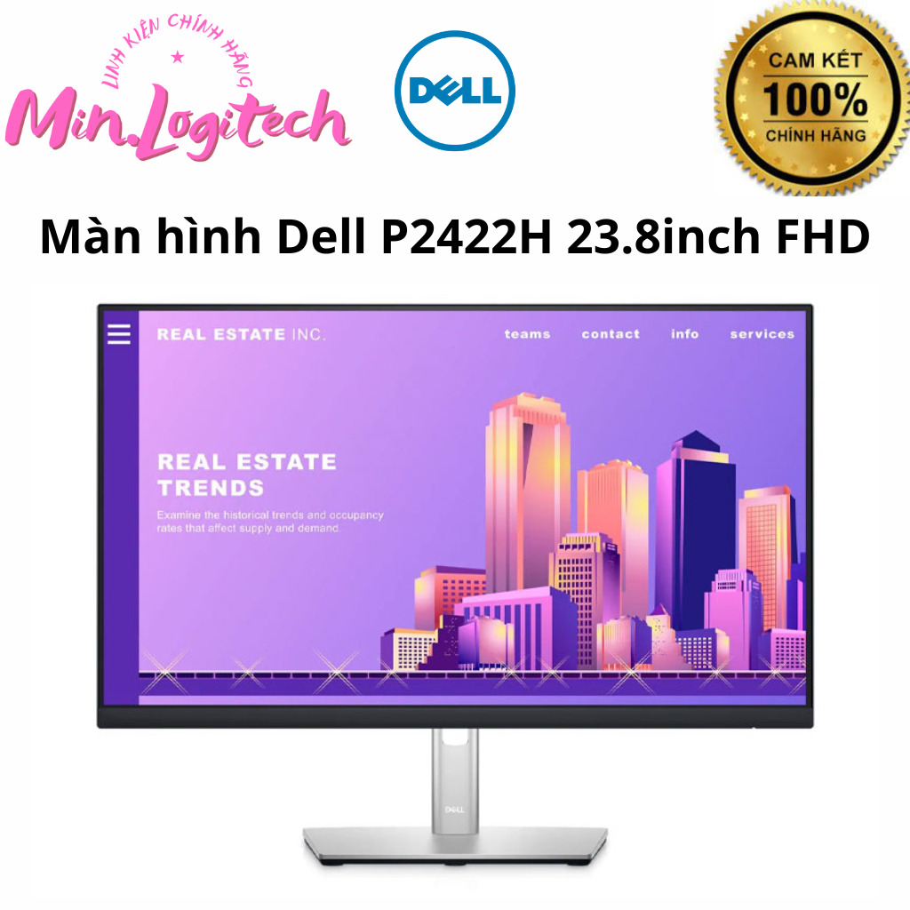 Màn Hình Máy Tính Dell P2422H (23.8 inch - FHD - IPS - 60Hz - 5ms ...