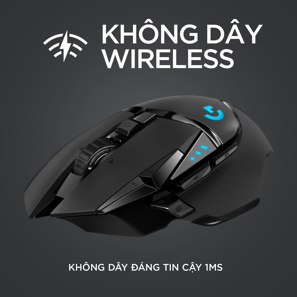 Chuột Logitech G502 LIGHTSPEED Wireless Gaming Mouse - Sản Phẩm Chính Hãng  | Shopee Việt Nam