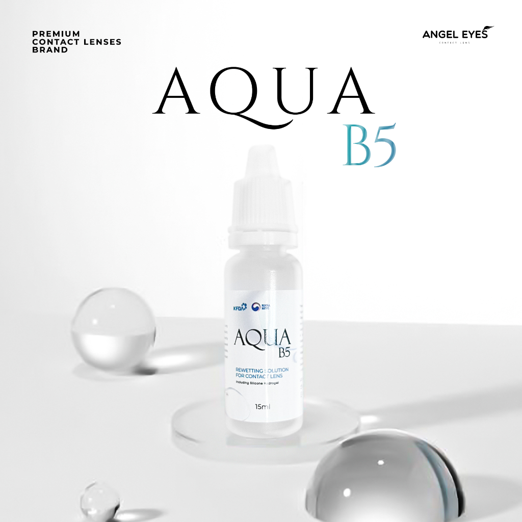 Ảnh Nước nhỏ mắt lens Aqua B5 15ml cao cấp cho mắt nhạy cảm Angel Eyes phân phối độc quyền (Nước nhỏ mắt kính áp tròng) 4