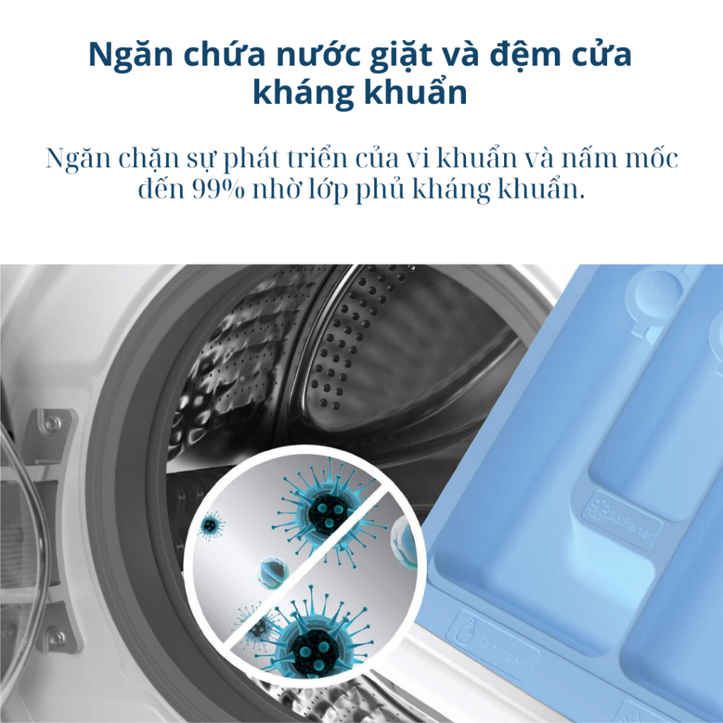 Ảnh Máy giặt sấy Whirlpool SaniCare Inverter giặt 10.5 kg - sấy 7 kg WWEB10702FG - Bảo hành 2 năm 4