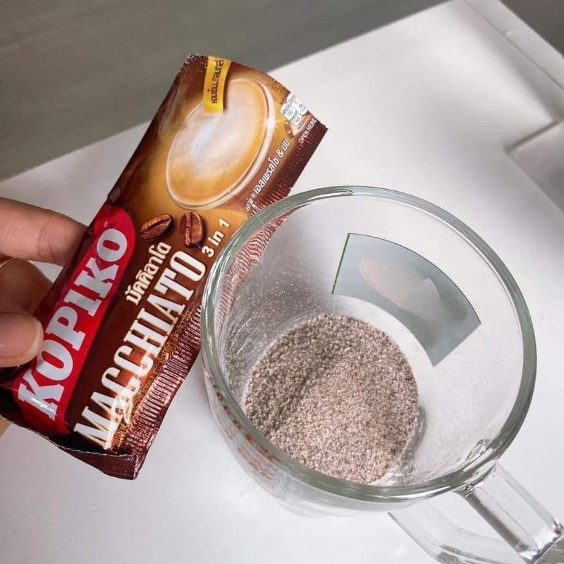 Cafe sữa hoà tan nội địa Thái Lan 3in1 KOPIKO MACCHIATO (túi 20 gói)