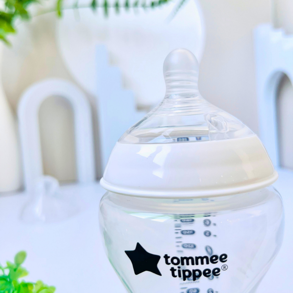 Ảnh Bình Sữa Ty Siêu Mềm Tự Nhiên Tommee Tippee Natural Start PP 340ml, Núm Ty Của Bình 3-6 Tháng 4
