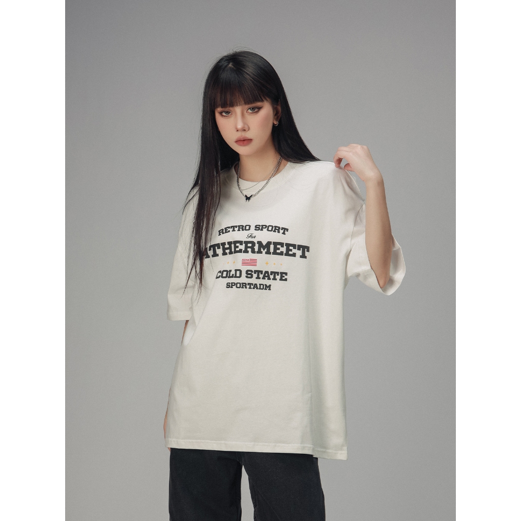 Áo Thun Nam Nữ REDLABEL RETRO, Áo Phông Basic Form Rộng Tay Lỡ Cao Cấp Cá Tính Chất Cotton Dày Dặn