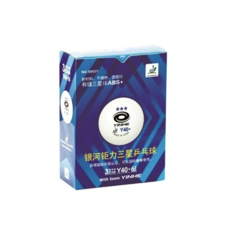 Hộp 6 quả YINHE Y40+ tiêu chuẩn ITTF
