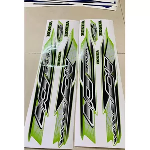 Tem rời HONDA WAVE ALPHA 110 đời 2023. Màu Xanh Chuối. Decal dán xe in UV cao cấp, chống nước