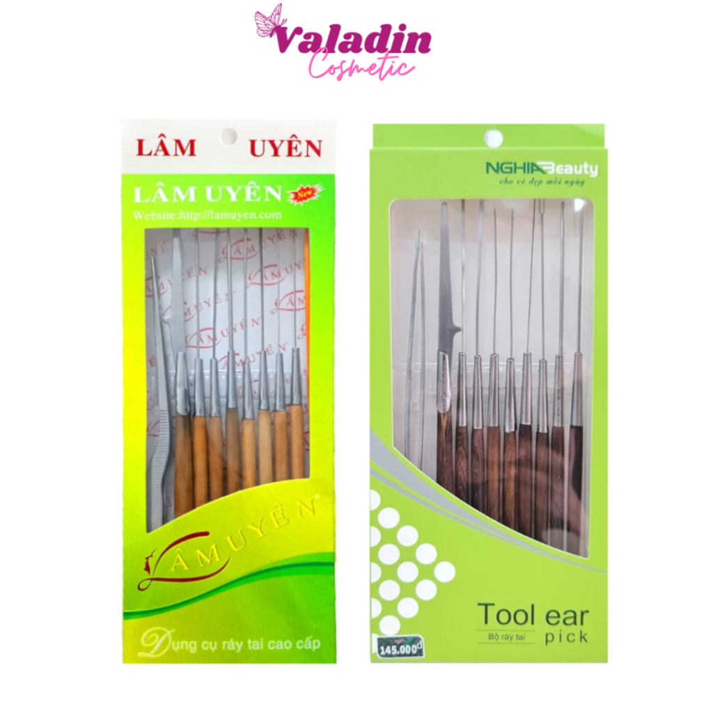 Bộ lấy ráy tai NGHĨA Tool Ear Pick Dụng cụ lấy rái tay Lâm Uyên Cao Cấp ...