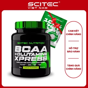 BCAA Glutamine Xpress Phục Hồi, Giảm Căng Và Phát Triển Cơ Bắp, Chống Dị Hóa Cơ - Chính Hãng SCITEC VIỆT NAM