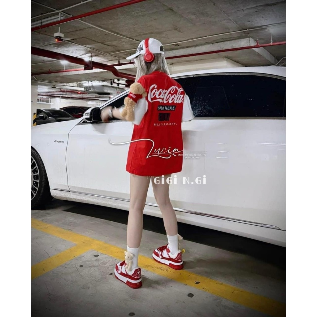 Áo Unisex hình Coca-Cola - Đồ uống - Drinks - Coca-Cola T-Shirt phong ...