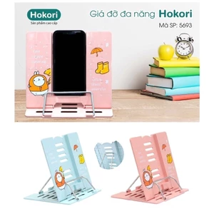 Giá đỡ điện thoại, ipad, Giá kẹp sách Hokori Chính Hãng Việt Nhật (mã 5693)
