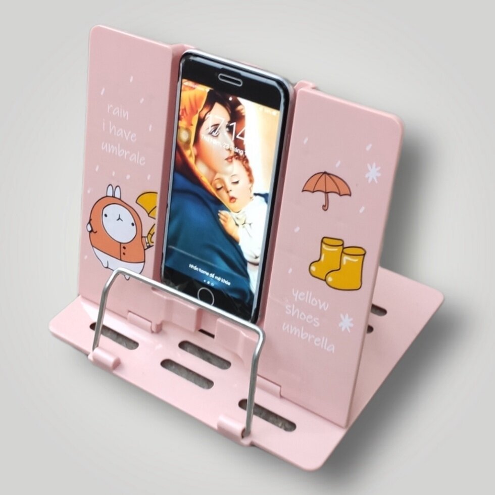 Giá đỡ điện thoại, ipad, Giá kẹp sách Hokori Chính Hãng Việt Nhật (mã 5693)