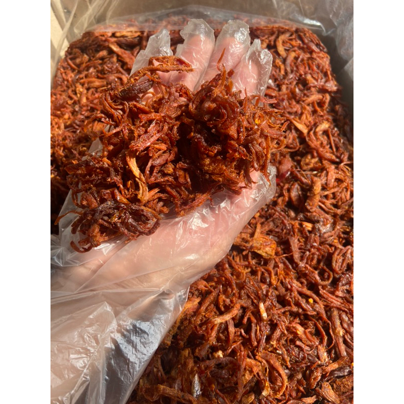 Bịch 200gr Thịt Gà Sấy Khô Cháy Tỏi (Hương Vị Heo) - Thơm Ngon Đậm Đà - Đã Đạt Chuẩn ATVSTP