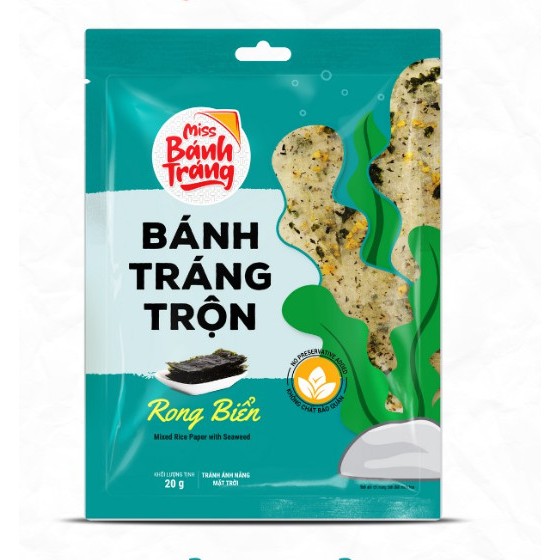 BÁNH TRÁNG TRỘN - VỊ RONG BIỂN 20G - Miss bánh tráng | Shopee Việt Nam
