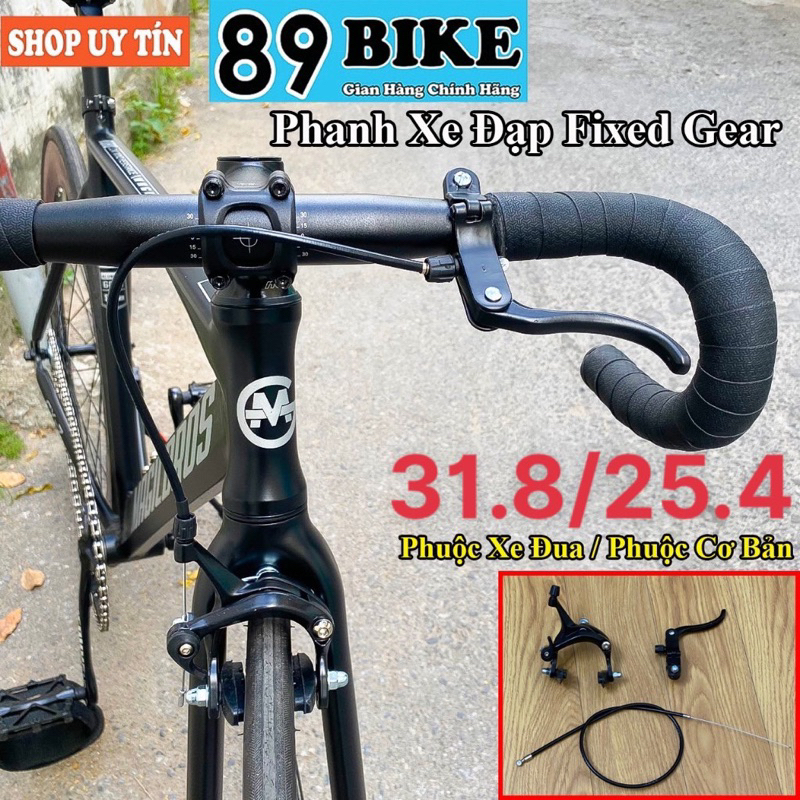 (Cả Bộ) Bộ Phanh Xe Đạp Fixed Gear Trước Sau Bánh 700c Hàng Xịn- Phanh ...