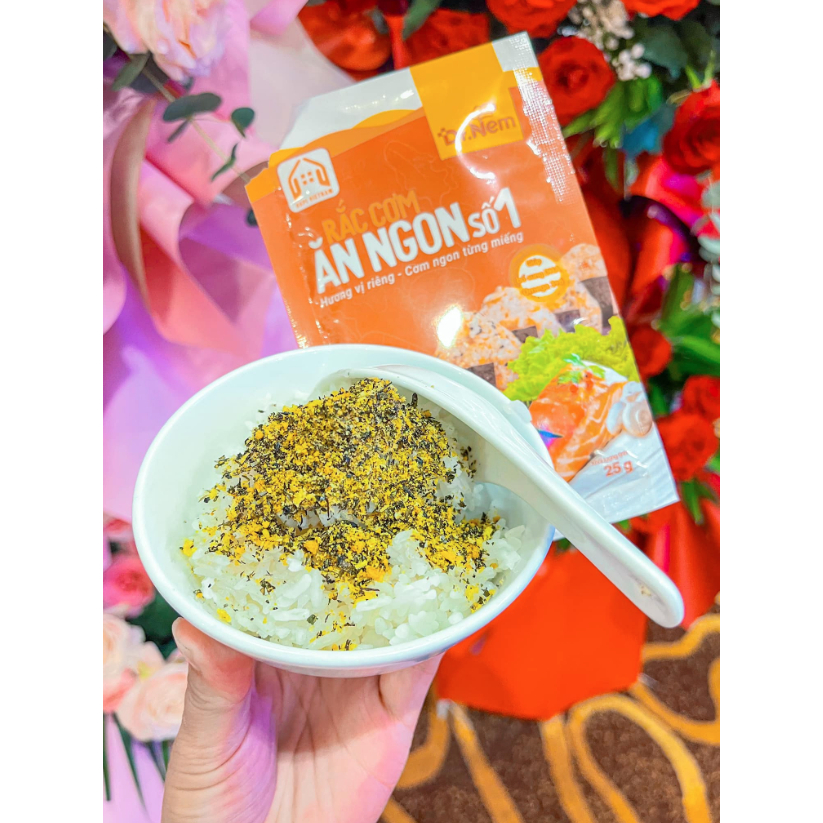 ( MUA 1 tặng 2 quà) Rắc Cơm Ăn Ngon Số 1 Thơm Ngon, Nhiều Dưỡng Chất 5 Vị Date mới Tặng kèm quà