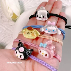 Dây Buộc Tóc chi tiết hoạt hình dễ thương Cho Bé Gái
