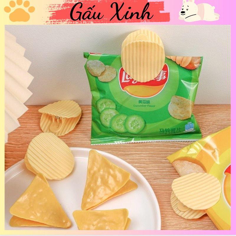 Kẹp giấy miếng snack Tam Giác | Shopee Việt Nam