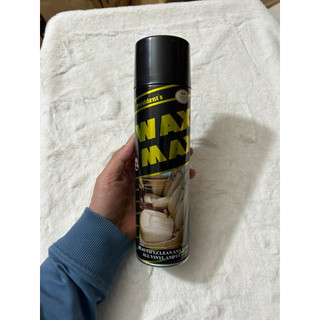 Chai Xịt dưỡng bóng và làm sạch da ghế WAX MAX - Dung dịch xịt dưỡng làm bóng và bảo vệ da Waxmax