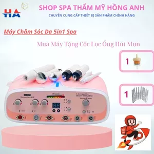 Máy Chăm Sóc Da 5in1- Máy 5in1 M2897 - Máy đa chức năng 5in1- Hàng Chuẩn Loại 1 Bảo Hành 12 Tháng.