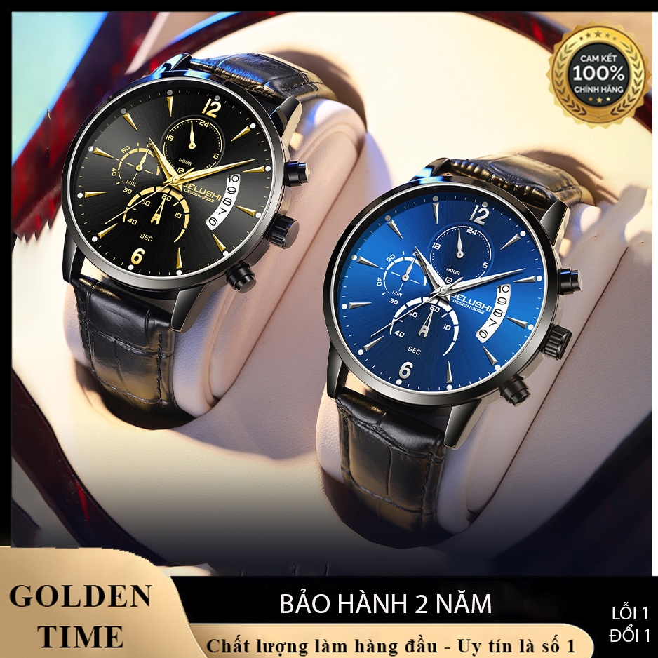 Đồng hồ nam chính hãng BELUSHI BL533, Mặt kính phủ Sapphire chống nước ...