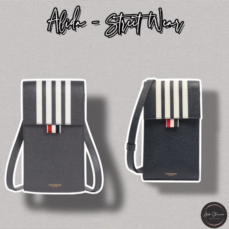 ⚡️[Hight Quality] Túi Đeo Chéo Thom 4 - Bar Stripe Phone Bag - Điểm Nhấn 4 Vạch Trắng Thêu Cao Cấp - Nam Nữ TB