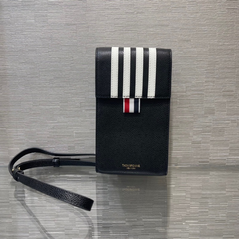 ⚡️[Hight Quality] Túi Đeo Chéo Thom 4 - Bar Stripe Phone Bag - Điểm Nhấn 4 Vạch Trắng Thêu Cao Cấp - Nam Nữ TB