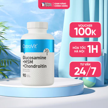 Tăng Cường Sức Khỏe OstroVit Glucosamine + MSM + Chondroitin 90 Viên Chính Hãng