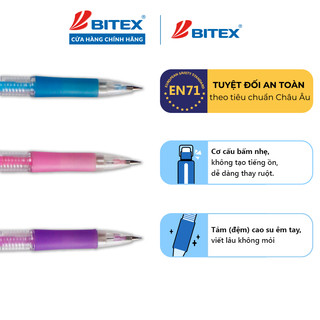 Bút chì bấm Bitex MP04 ngòi 0.5mm 1 cây màu ngẫu nhiên