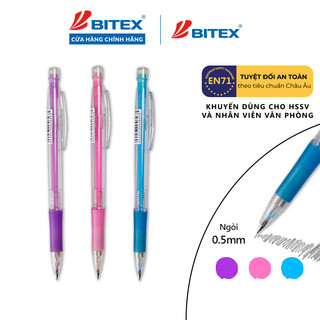 Bút chì bấm Bitex MP04 ngòi 0.5mm 1 cây màu ngẫu nhiên