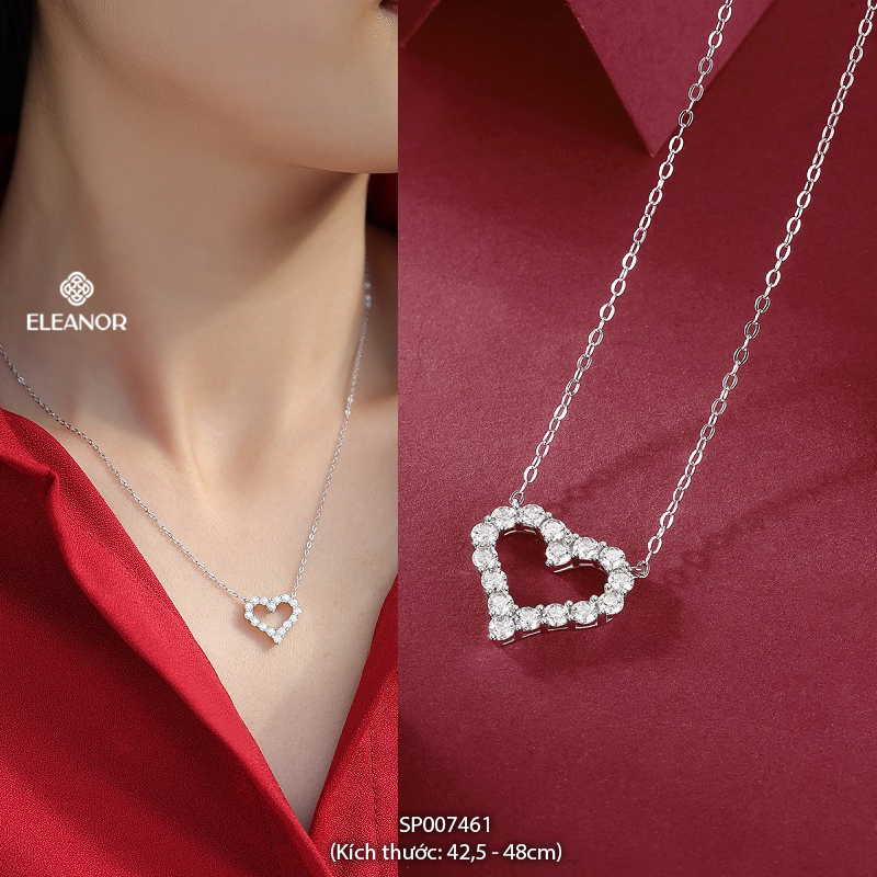 Ảnh Dây chuyền nữ titan Eleanor Accessories đa dạng kiểu dáng phụ kiện trang sức vòng cổ thời trang 4731 3