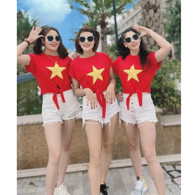 Áo sao vàng tập aerobic, yoga,  zumba , shuffer dance, đồng phục dân vũ, dáng croptop buộc vạt