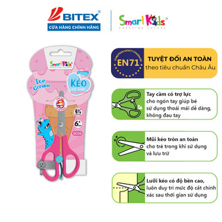 Kéo học sinh Smartkids SC06 dành cho bé từ 5 tuổi trở lên học cấp 1 tiểu học