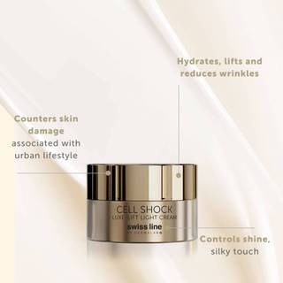 Kem trẻ hóa da hỗn hợp & dầu Swissline Cell Shock Luxe-Lift Light Cream