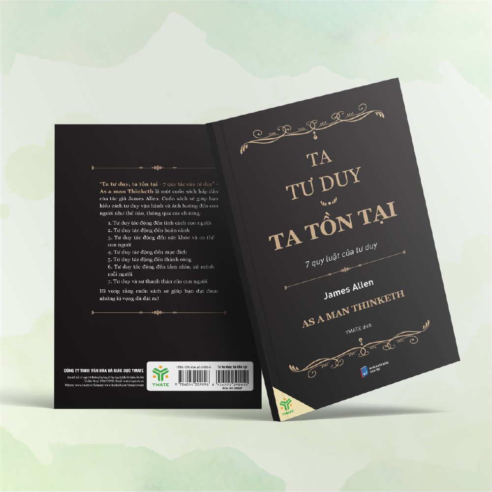 Ảnh Sách - Ta Tư Duy Ta Tồn Tại - Khi Người Ta Tư Duy - 7 Quy Luật Của Tư Duy - YMATE 1
