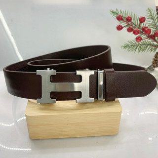 Thắt lưng da bò dây nịt nam dạng khóa tự động chữ H cao cấp
