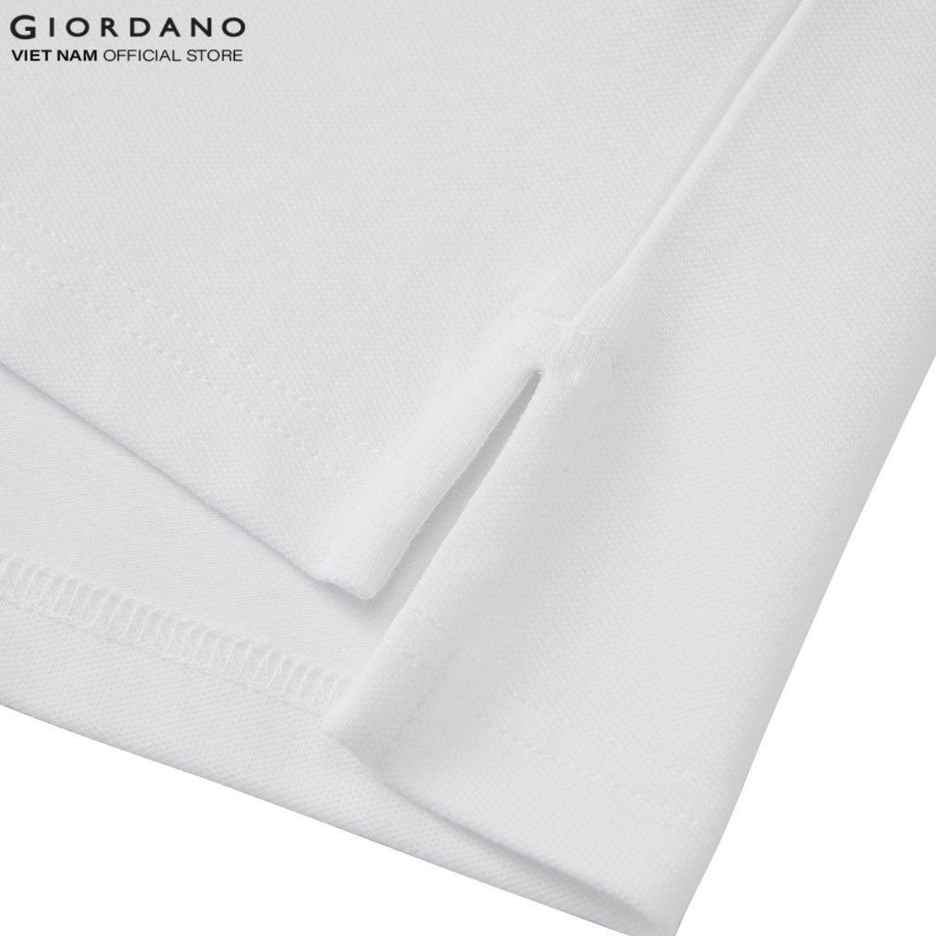 Ảnh GIORDANO Áo Thun Nam Có Cổ Logo Sư Tử 3D Lion Polo 01014222 2