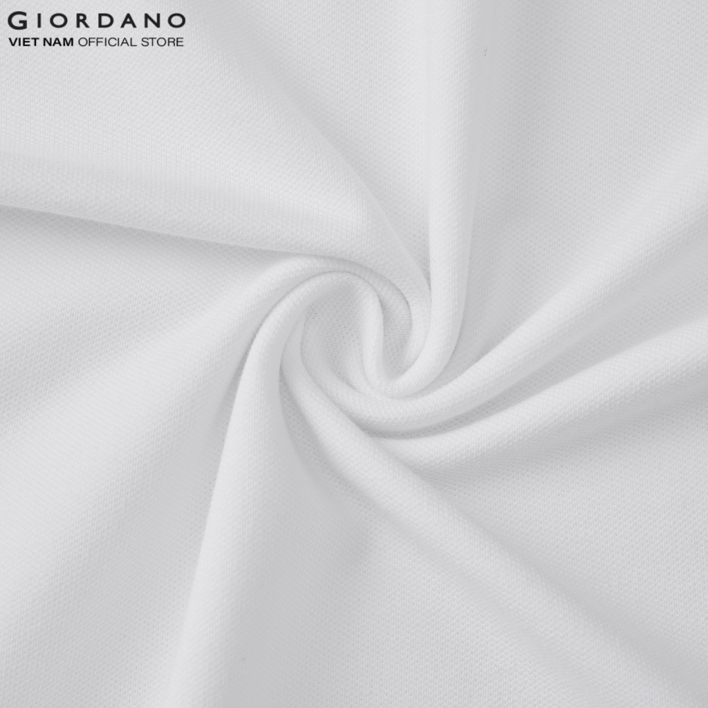 Ảnh GIORDANO Áo Thun Nam Có Cổ Logo Sư Tử 3D Lion Polo 01014222 3