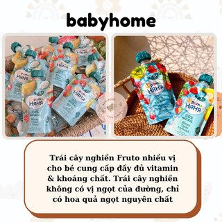[DATE 11/2026-1/2027]Hoa Quả Nghiền Fruto Cho Bé Hoa Quả Nghiền Nga Ăn Dặm Từ 4 Tháng