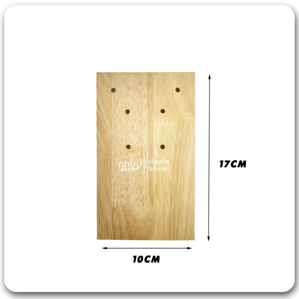 Bảng gỗ treo tường kèm lọ hoa mini,Kệ gỗ kèm bình thuỷ tinh treo tường decor phòng, lọ thuỷ sinh treo ban công NHUYDECOR