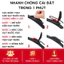 Cần Gạt Mưa Ô Tô Thân Mềm 4 Lưỡi WIPER BLADE Cao Cấp Chống Ồn Không Tạo Vệt Nước Lắp Tất Cả Dòng Xe