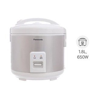 Nồi cơm điện Panasonic 1.8 lít SR-MVN187LRA Chính Hãng-Công suất:650 W Lòng nồi dày phủ chống dính