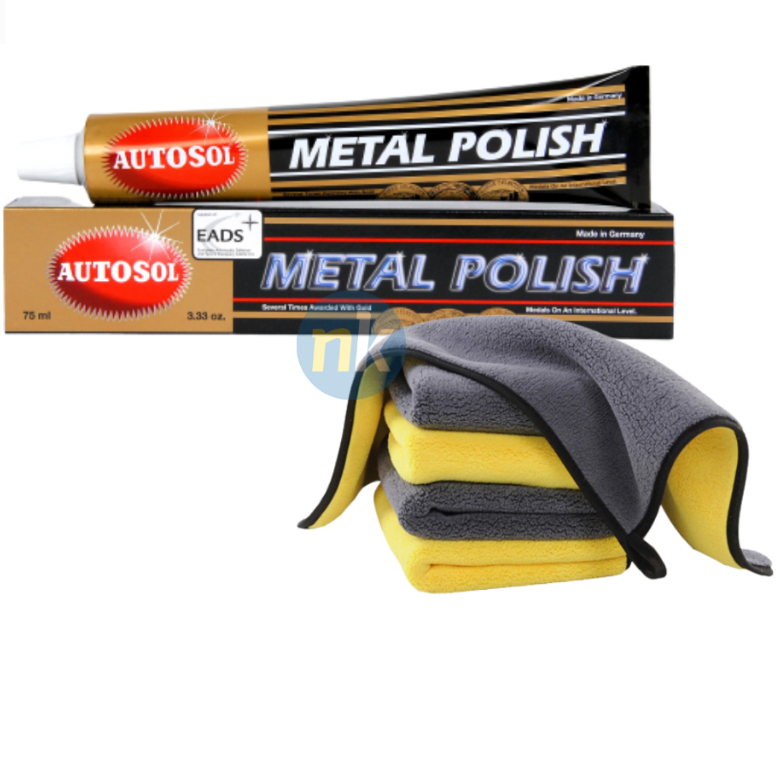 Kem đánh bóng kim loại, viền đt phone inox, đánh bóng sơn, lư đồng Autosol Metal Polish -  viền điện thoại