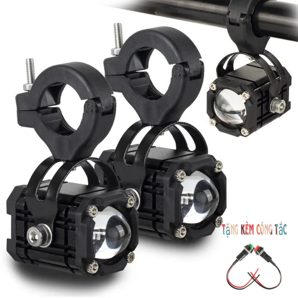 Đèn Trợ Sáng Bi Cầu Mini W2 4 Chế Độ Tích Hợp Auto Passing phiên bản mới nhất 2026 - Bảo Hành 12 Tháng ( Giá 1 Đèn )
