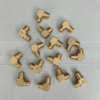 Kép góc, co nối góc, 2 đầu ren ngoài 13mm (bằng đồng)