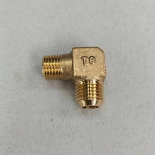 Kép góc, co nối góc, 2 đầu ren ngoài 13mm (bằng đồng)